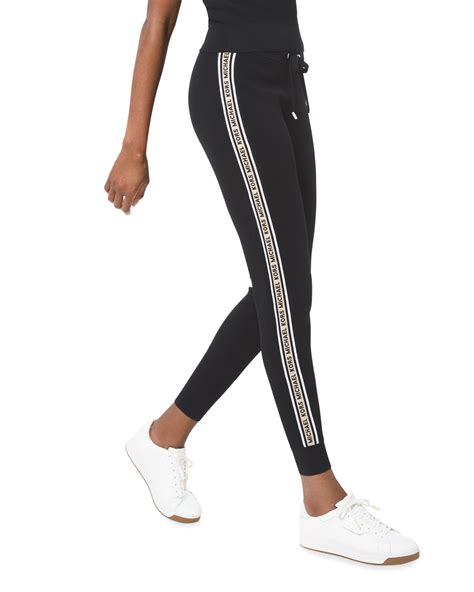 michael kors logo joggers|michael kors jogger pants women.